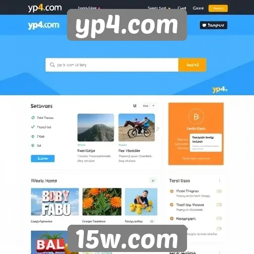 Análise da interface de usuário do site yp4.com